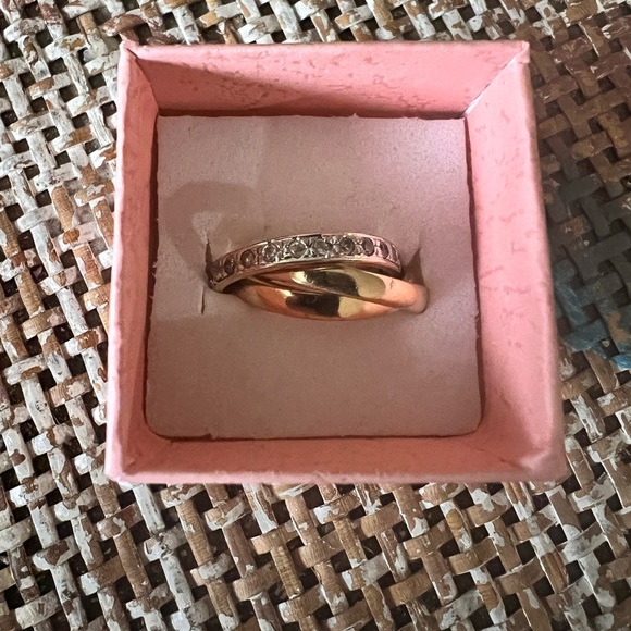 Ross Simon’s 14K Over Sterling Interlocking CZ Triple Band Ring - Picture 4 of 10